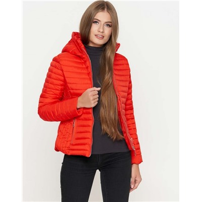 Куртка женская Braggart "Youth" красная стильного дизайна модель 25093