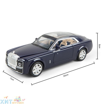 Моделька Rolls-Royce (металл, свет, звук) 1 шт без индивидуальной упаковки в ассортименте M929E, M929E