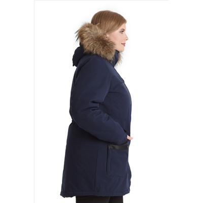 Женская куртка-парка Azimuth B 20601_131 (БР) Синий (полномерная)