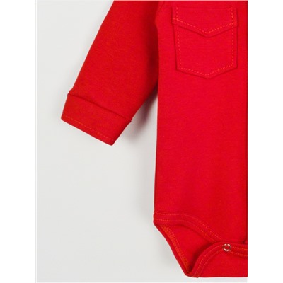 Боди-рубашка, 1808 , красное
