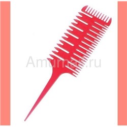 Расческа для мелирования волос (розовый)