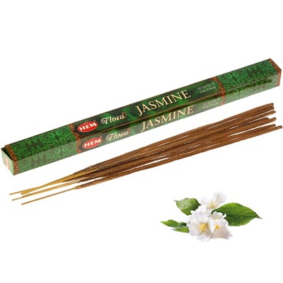 Hem Masala Incense Sticks JASMINE (Благовония ЖАСМИН, Хем), уп. 8 палочек.