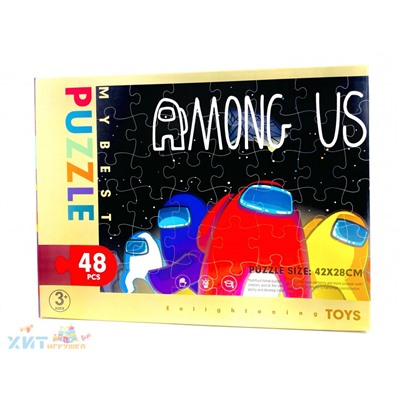 Пазл Among us Амонг ас 48 дет. 42*28 см GXF048-9, GXF048-9