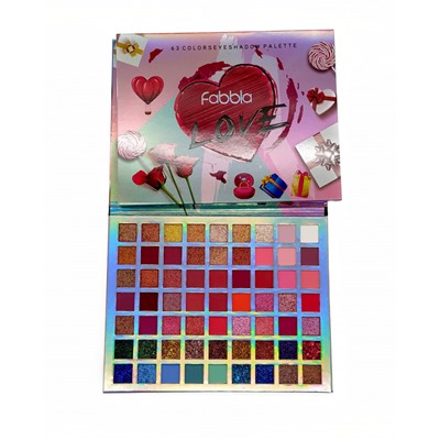 Палетка теней для век Fabbla 63 Colors Eyeshadow Palette