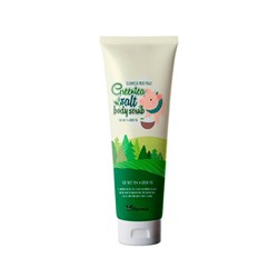 Greentea salt Body scrub  Скраб для тела с экстрактом зеленого чая 300 гр