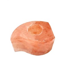 Солевой подсвечник Лист Himalayan Salt Candle Holder Leaf