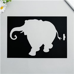 Трафарет "Слон" 20х29см