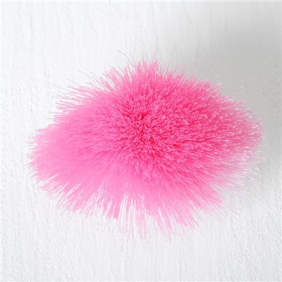 Декоративный элемент «Кисть» диаметр 9 см, цвет розовый