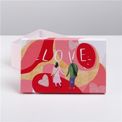 Набор подарочных коробок 6 в 1 «Love», 20 х 12.5 х 7.5 ‒ 32.5 х 20 х 12.5 см