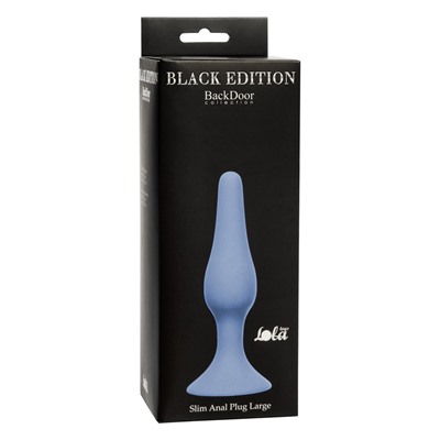 Анальная пробка Slim Anal Plug Large Blue 4205-02Lola