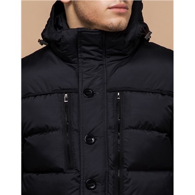 Куртка качественная черная мужская модель 31610