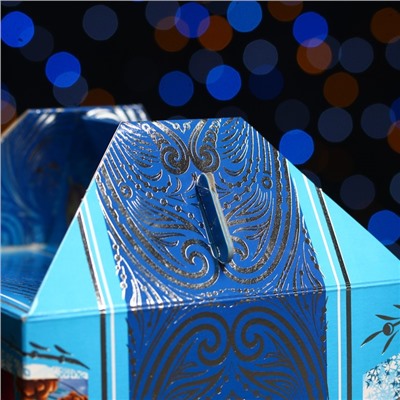 Коробка подарочная "Новогодний вечер", 16,2 х 38 х 16,2 см
