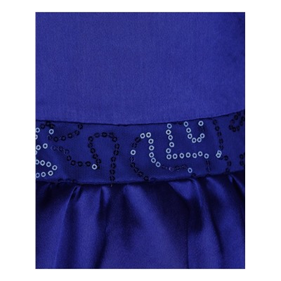 Нарядное синее платье для девочки с пайетками 82803-ДН19
