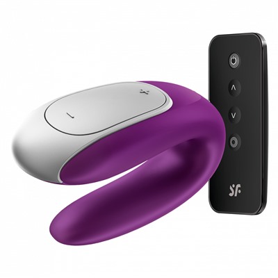 Виброcтимулятор Satisfyer Double Fun Connect App violet 002460SA