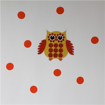 Декоративная наклейка Yellow Owl