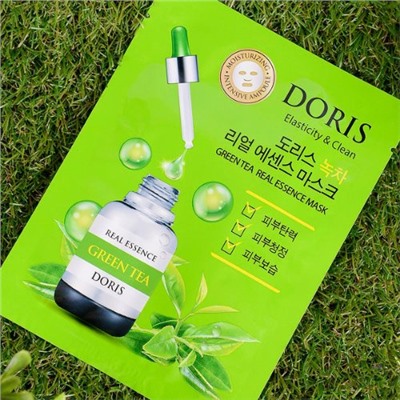 DORIS GREEN TEA ESSENCE MASK Ампульная маска с экстрактом зеленого чая