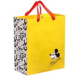 Пакет ламинированный вертикальный, "Mickey mouse" Микки Маус, 23х27х11 см