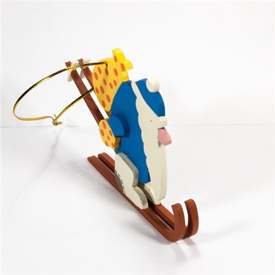 Елочная игрушка - Дедушка мороз 650-3