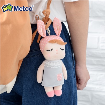 Кукла-сплюшка Metoo Angela mini в сером платье