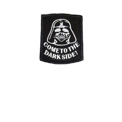 Нашивка на липучке Come To The Darkside, 6,5х8,5 см