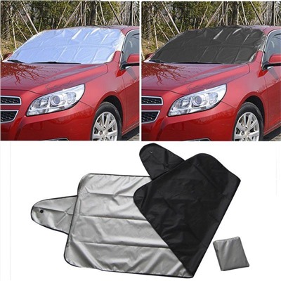 Всепогодный чехол с присосками на лобовое стекло Winter Windshield Cover