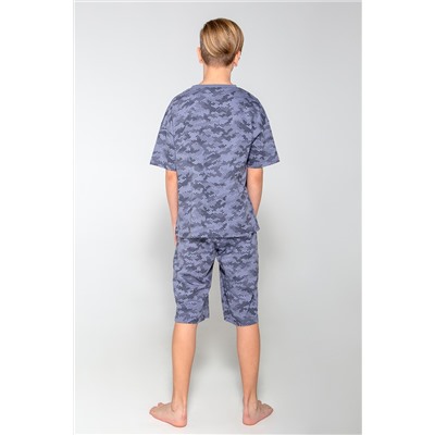 Пижама для мальчика КБ 2815 мокрый асфальт, мозайка
