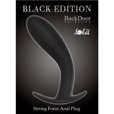 Анальная пробка Strong Force Anal Plug Black 4215-01Lola