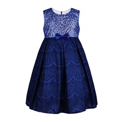 Синее платье для девочки 82621-ДН18