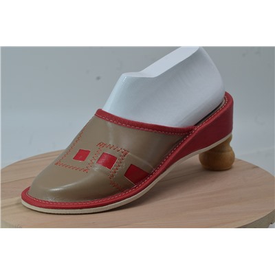 033-1-40  Обувь домашняя (Тапочки кожаные) размер 40