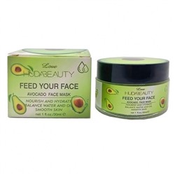 Маска для лица с экстрактом авокадо Huda Beauty Love Avocado Face Mask 30мл