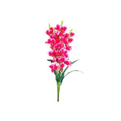 Букет искусственных цветов гладиолус розовый 70 см 5 веток к8