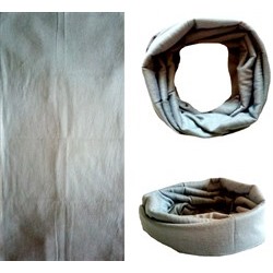 Купить серый шарф бандану из микрофибры