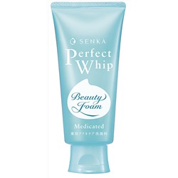 Лечебная очищающая пенка против акне и огрубения кожи Shiseido Hada-Senka Perfect Whip Acne Care