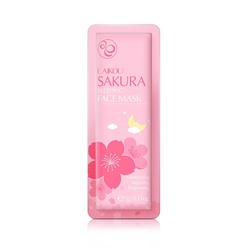 Ночная несмываемая маска для лица с сакурой LAIKOU Sakura Sleeping Face Mask, 3 гр.