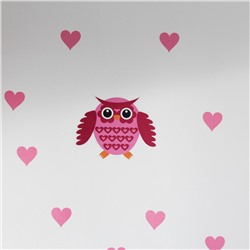 Декоративная наклейка Pink Owl