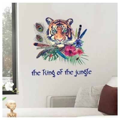Наклейка на стену Король джунглей