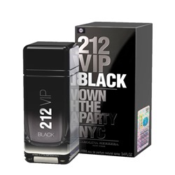 Мужская парфюмерия   Carolina Herrera 212 Vip Men Black 100 ml ОАЭ