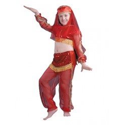 Карнавальный костюм Жасмин красная