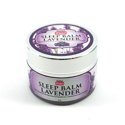 Тайский бальзам с лавандой Sleep Balm Lavender, Banna 30гр.