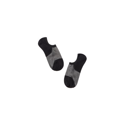 Носки женские Conte Active р.23 черный хлопковые ультракороткие 18с-4сп
