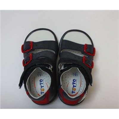 ТОТТО Ортопедические сандалии арт.0223 (синий/красный/белый)