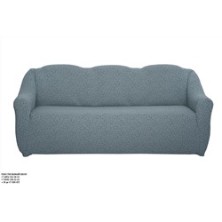 Чехол Жаккард на 3-х местный диван без оборки, цвет Серый