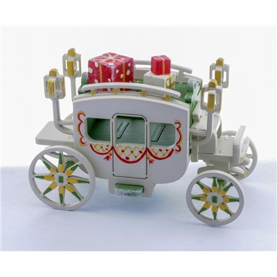 Елочная игрушка, сувенир - Карета крытая 6017 Classic