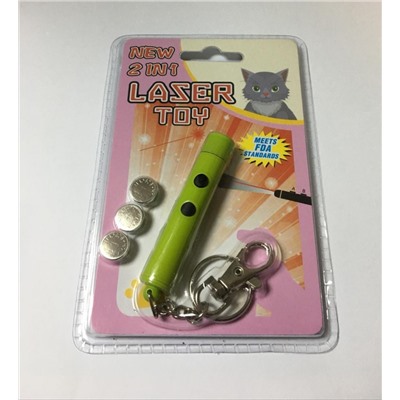 Игрушка для кошек со светящимся LED-лучом Laser Toy