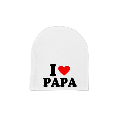 Шапка i love papa