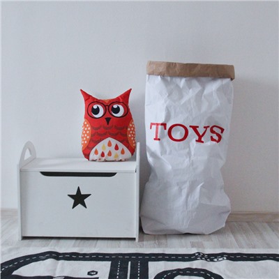 Эко-мешок для игрушек из крафт бумаги Toys