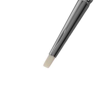 Кисть-стек Силикон "плоская", HANA Создавай № 3 (длина выставки 5 мм), короткая ручка матовая