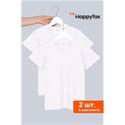 Набор детских однотонных футболок 2 шт. Happy Fox