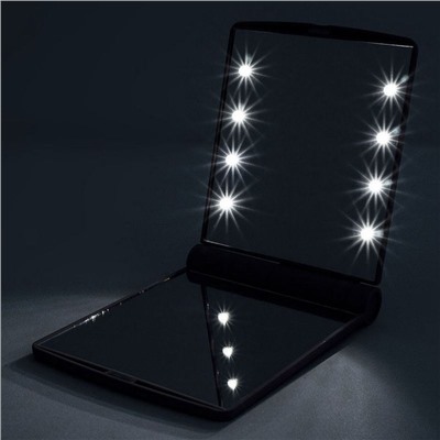 Косметическое карманное зеркало с подсветкой из светодиодов Led Light Mirror