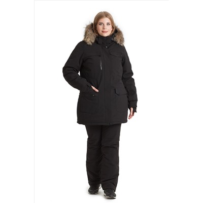 Женская куртка-парка Azimuth B 20601_130 (БР) Черный (полномерная)